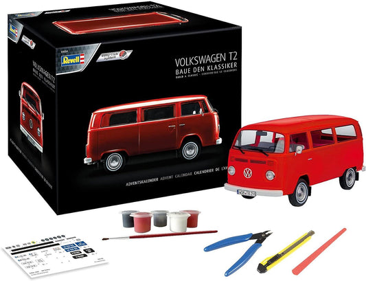 01034 Advent Calendar VW T2 Bus - Build your Drem Car in 24 Days 1:24 - ModelCarHQ