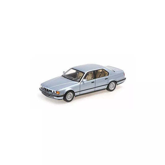 100023008 BMW 730I (E32) – 1986 – LIGHT BLUE METALLIC 1:18 - ModelCarHQ