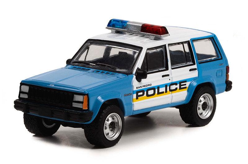 44960-E Gone in Sixty Seconds (2000) - 1995 Jeep Cherokee - San Pedro Police 1:64 - ModelCarHQ