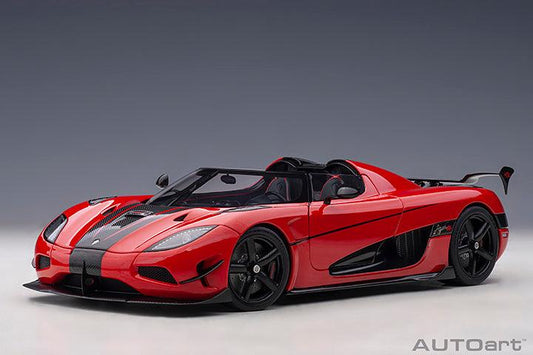 79022 Koenigsegg Agera RS (Chilli Red / Carbon with Black Accents) 1:18 - ModelCarHQ