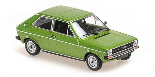 940010400 AUDI 50 – 1975 – GREEN 1:43 - ModelCarHQ