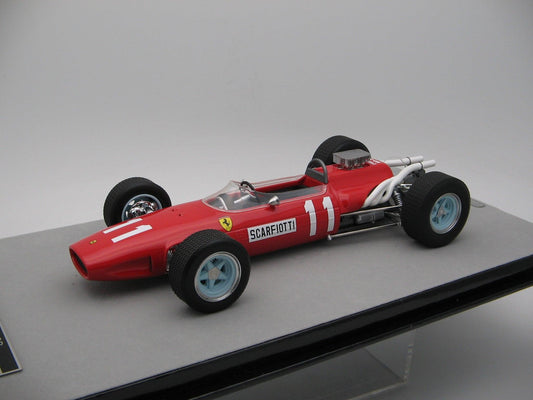 TM18300D Ferrari 246 F1 T81 1966 German GP #11 Ludovico Scarfiotti 1:18 - ModelCarHQ