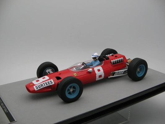 TMD1898B Ferrari 512 F1 GP Italy 1965 #8 Driven by: John Surtees - with driver figure 1:18 - ModelCarHQ
