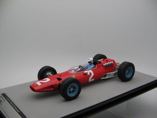 TMD1898C Ferrari 512 F1 GP Zandvoort 1965 #2 Driven by: John Surtees - with driver figure 1:18 - ModelCarHQ